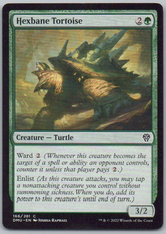 Hexbane Tortoise 166 Normal Creature Card - Dominaria United