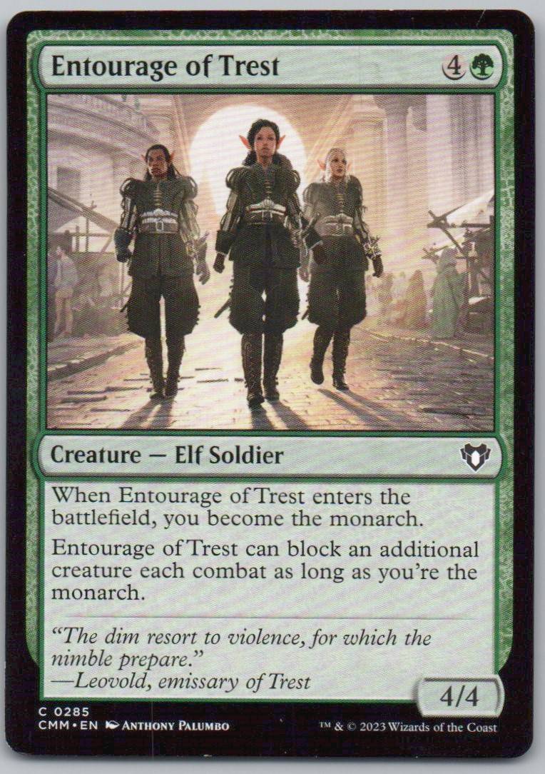 Entourage of Trest 285 Normal Creature Card - Commander Masters