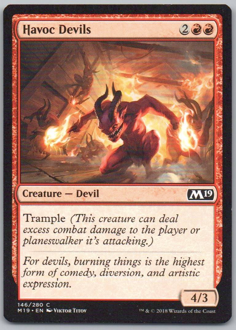 Havoc Devils 146 Normal Creature Card - Core Set 2019