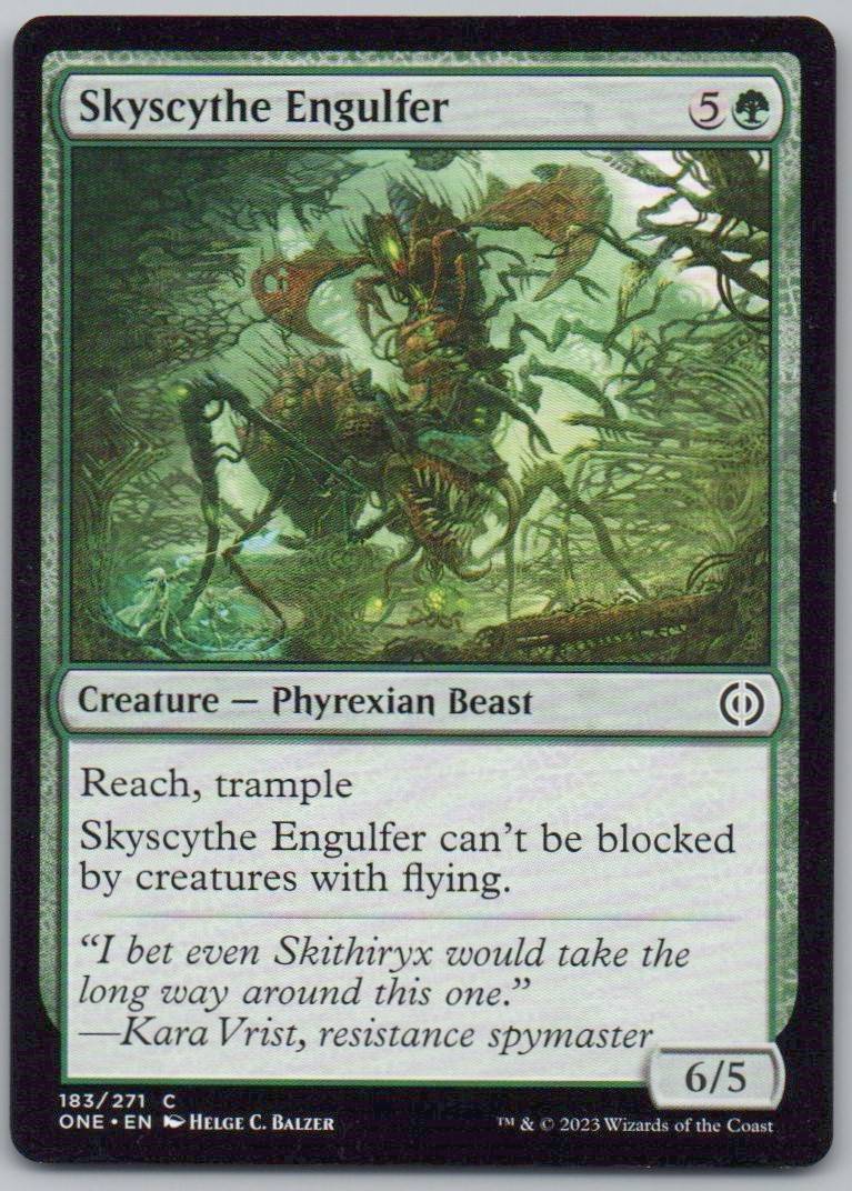 Skyscythe Engulfer 183 Normal Creature Card - Phyrexia: All Will Be One