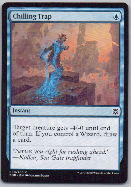 Chilling Trap 50 Normal Instant Card - Zendikar Rising