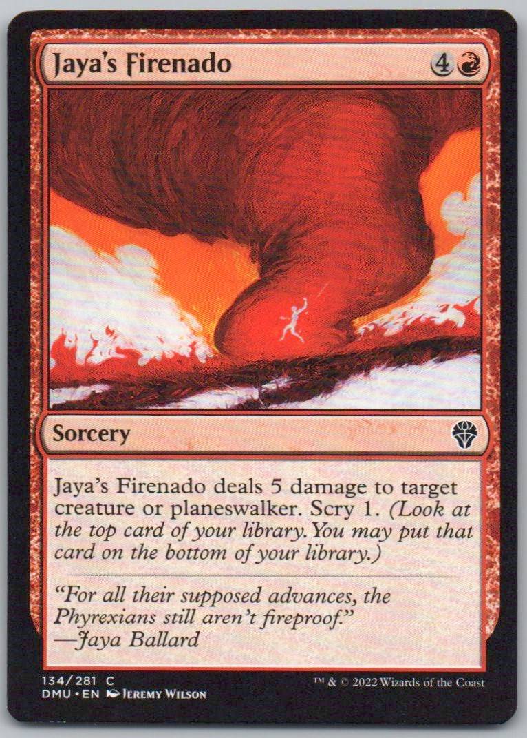 Jaya's Firenado 134 Normal Sorcery Card - Dominaria United