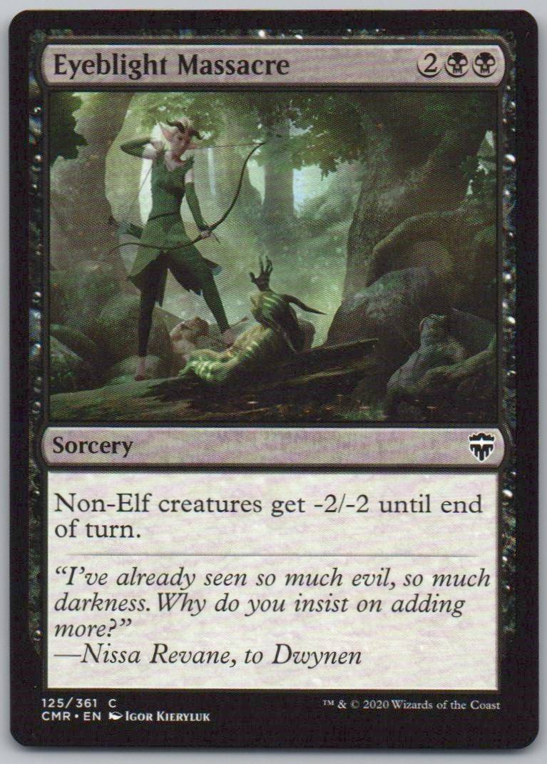 Eyeblight Massacre 125 Normal Sorcery Card - Commander Legends