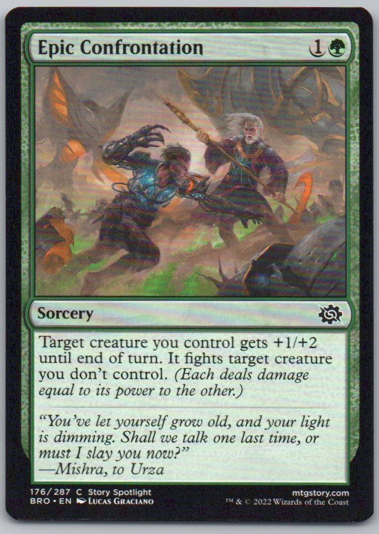 Epic Confrontation 176 Normal Sorcery Card - The Brothers' War