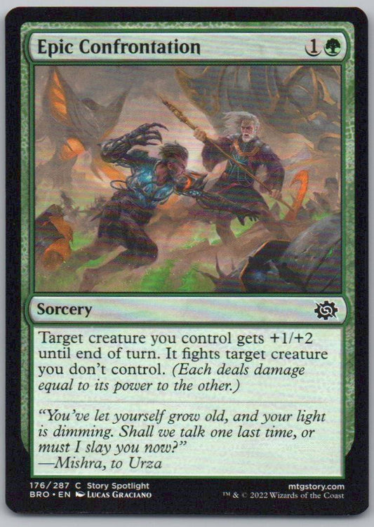 Epic Confrontation 176 Normal Sorcery Card - The Brothers' War
