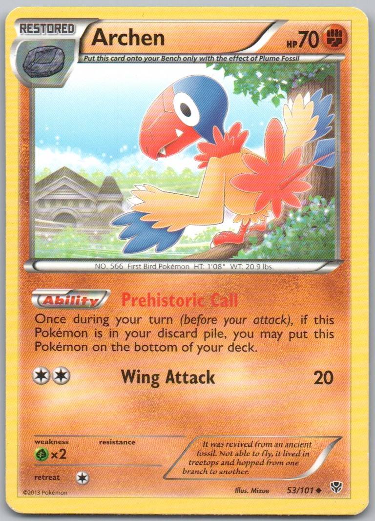 Archen 053 Normal Fighting Card - Plasma Blast