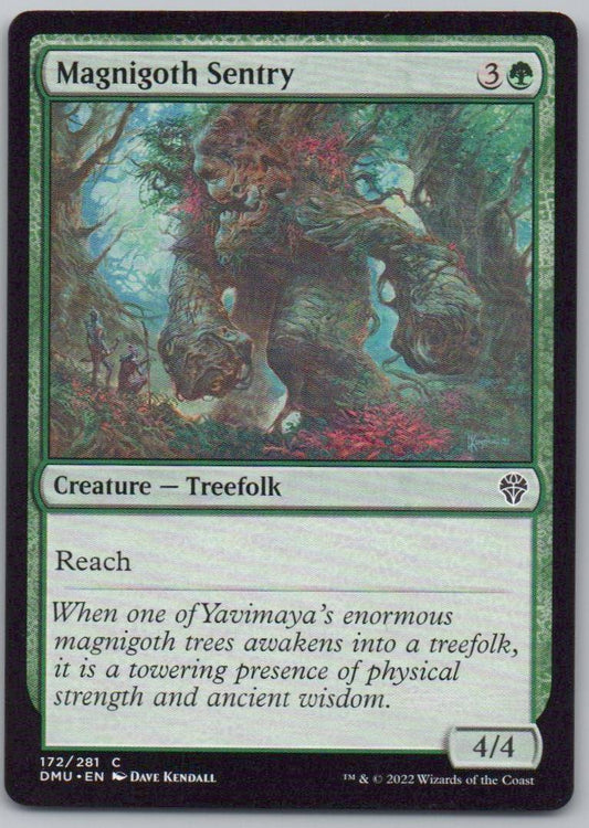 Magnigoth Sentry 172 Normal Creature Card - Dominaria United