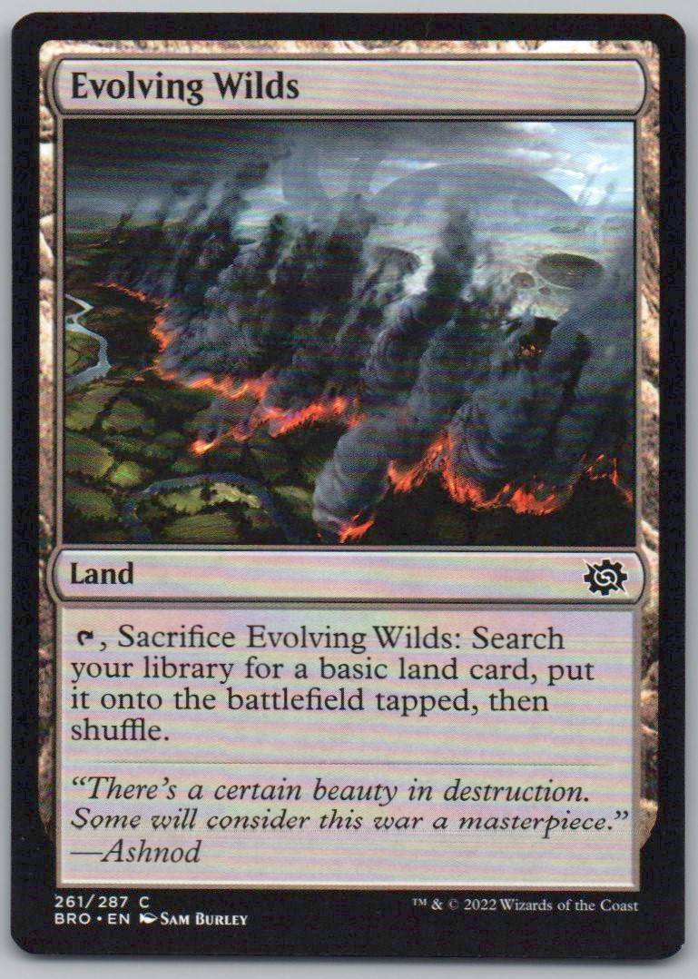 Evolving Wilds 261 Normal Land Card - The Brothers' War