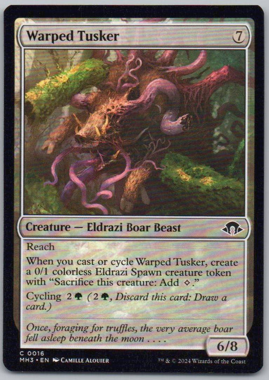 Warped Tusker 16 0 Creature Card - Modern Horizons 3