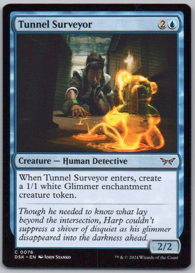 Tunnel Surveyor 76 Normal Creature Card - Duskmourn: House of Horror