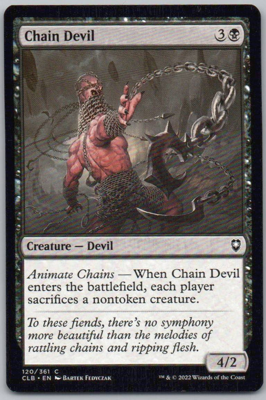 Chain Devil 120 Normal Creature Card - Commander Legends: Battle for Baldur's Gate