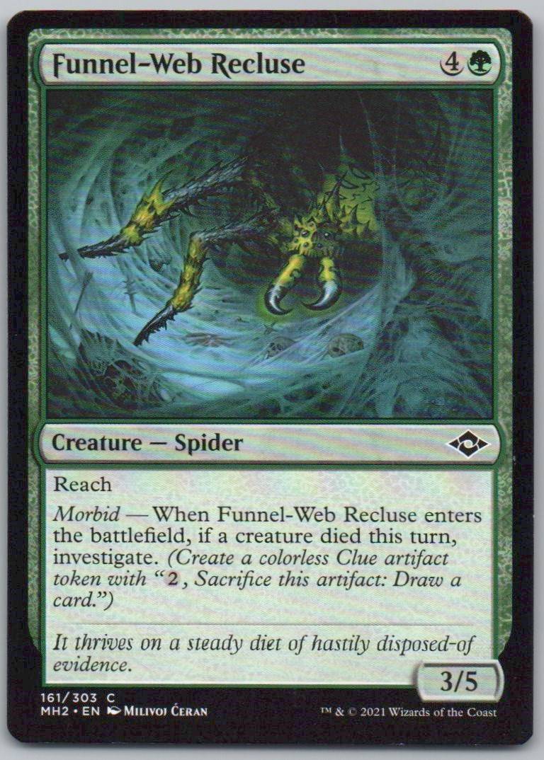 Funnel-Web Recluse 161 Normal Creature Card - Modern Horizons 2