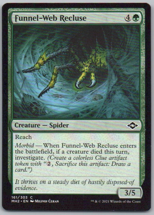 Funnel-Web Recluse 161 Normal Creature Card - Modern Horizons 2