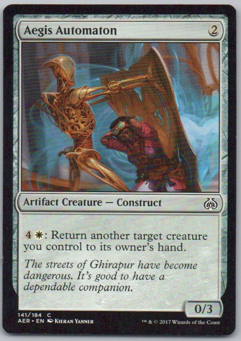 Aegis Automaton 141 Normal Creature Card - Aether Revolt