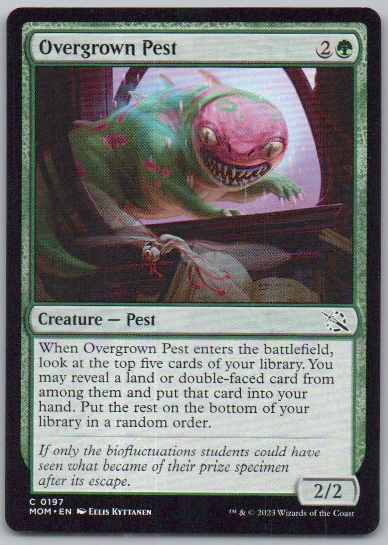 Overgrown Pest 197 0 Creature Card - March of the Machine
