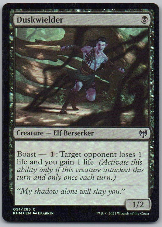 Duskwielder 91 Holo Creature Card - Kaldheim