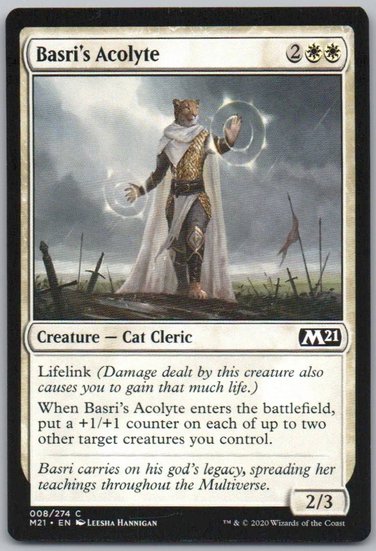 Basri's Acolyte 8 0 Creature Card - Core Set 2021