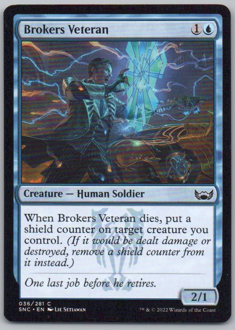 Brokers Veteran 36 Normal Creature Card - Streets of New Capenna