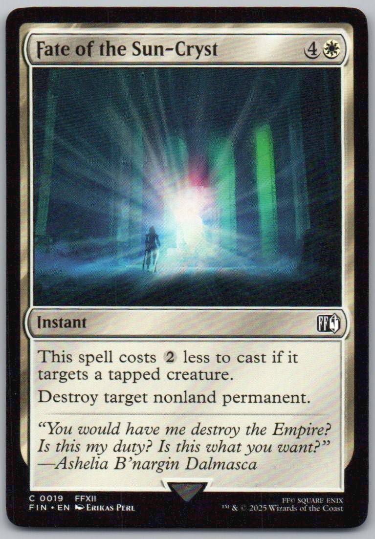 Fate of the Sun-Cryst 19 Normal Instant Card - FINAL FANTASY
