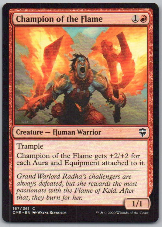 Champion of the Flame 167 Normal Creature Card - Commander Legends