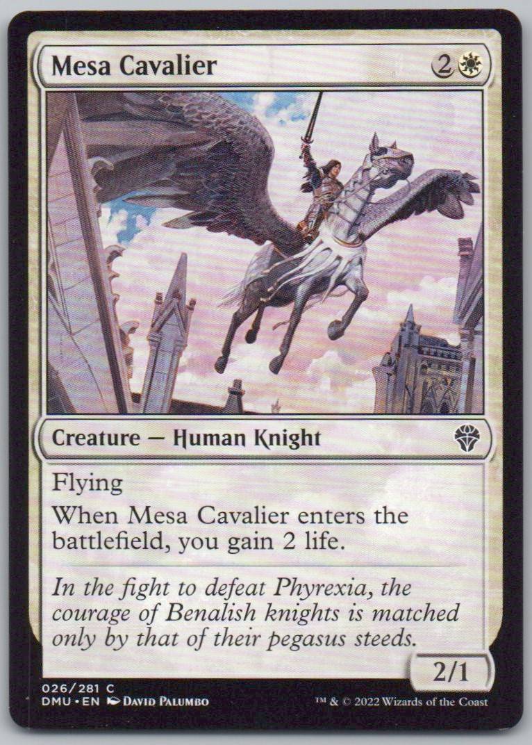 Mesa Cavalier 26 Normal Creature Card - Dominaria United