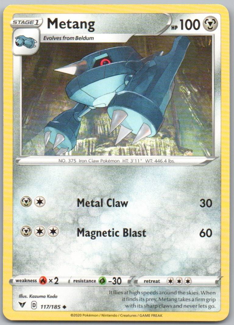 Metang 117 Normal Metal Card - Vivid Voltage