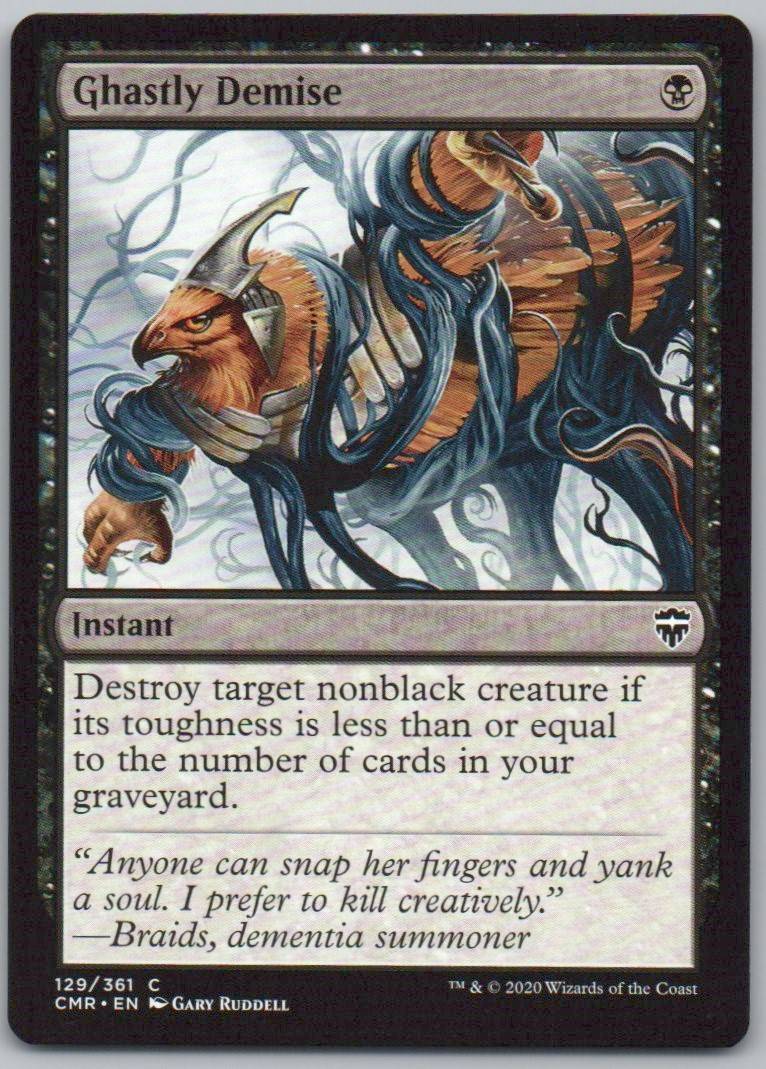 Ghastly Demise 129 Normal Instant Card - Commander Legends