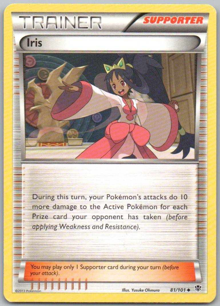 Iris 081 Normal Trainer Card - Plasma Blast