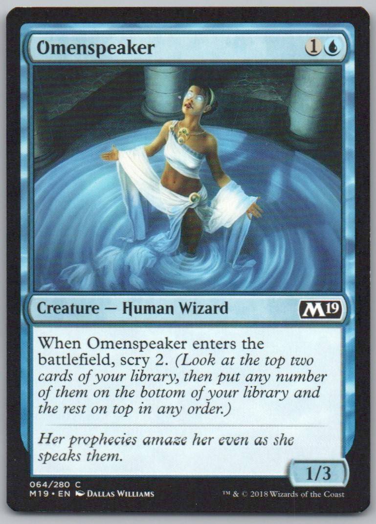 Omenspeaker 64 Normal Creature Card - Core Set 2019