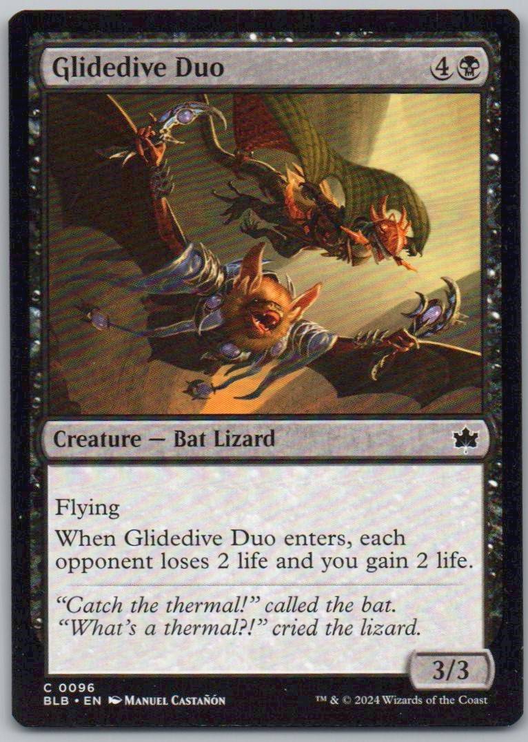 Glidedive Duo 96 Normal Creature Card - Bloomburrow
