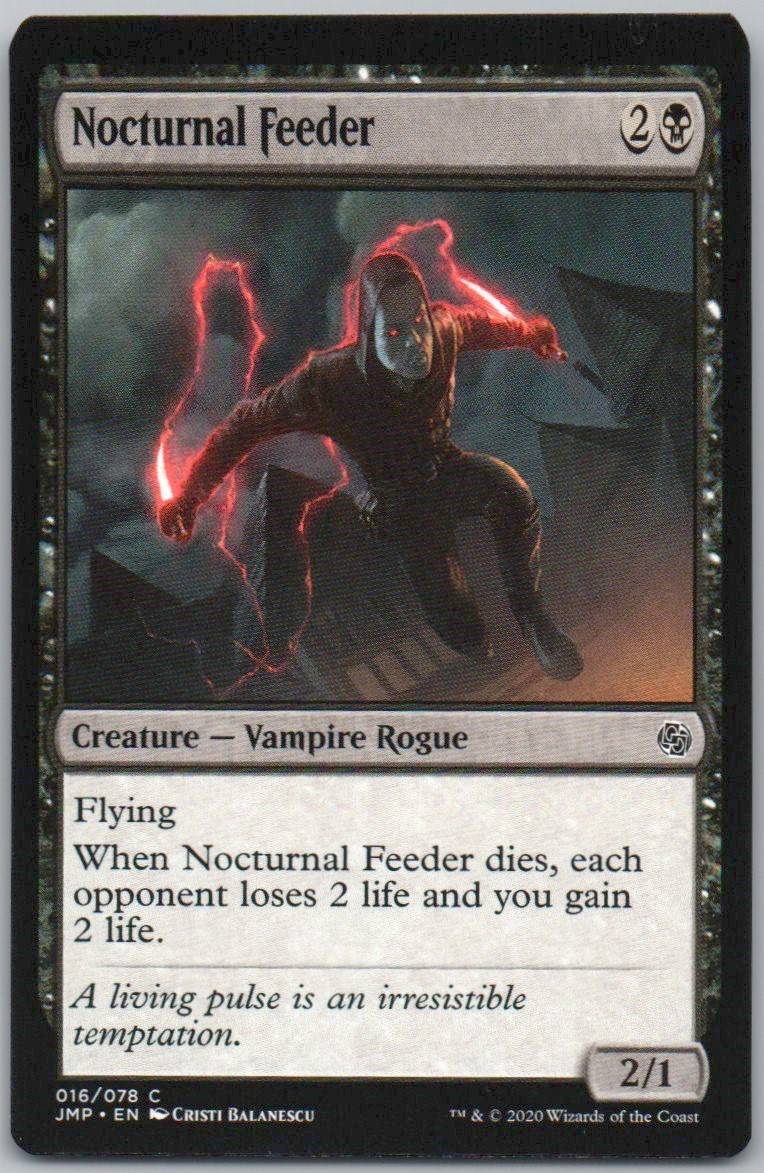 Nocturnal Feeder 16 0 Creature Card - Jumpstart