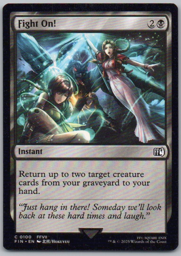 Fight On! 100 Normal Instant Card - FINAL FANTASY