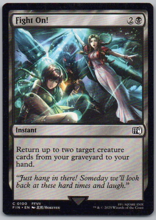 Fight On! 100 Normal Instant Card - FINAL FANTASY