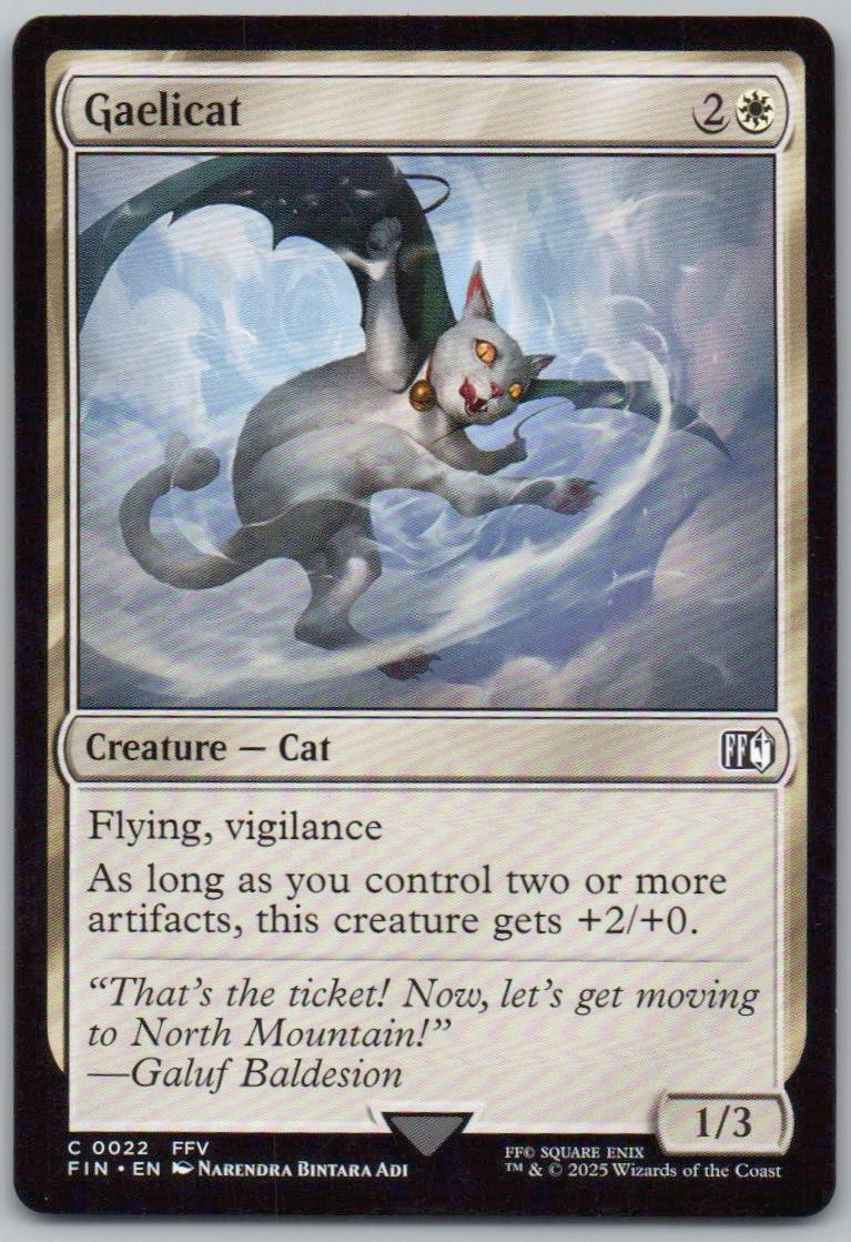 Gaelicat 22 Normal Creature Card - FINAL FANTASY