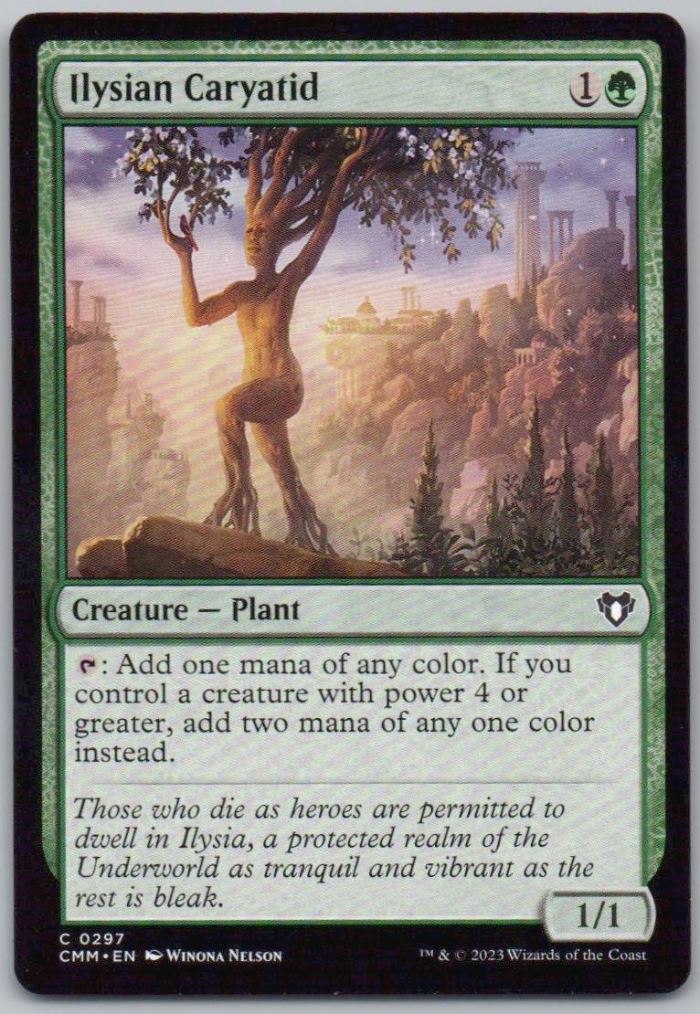 Ilysian Caryatid 297 Normal Creature Card - Commander Masters