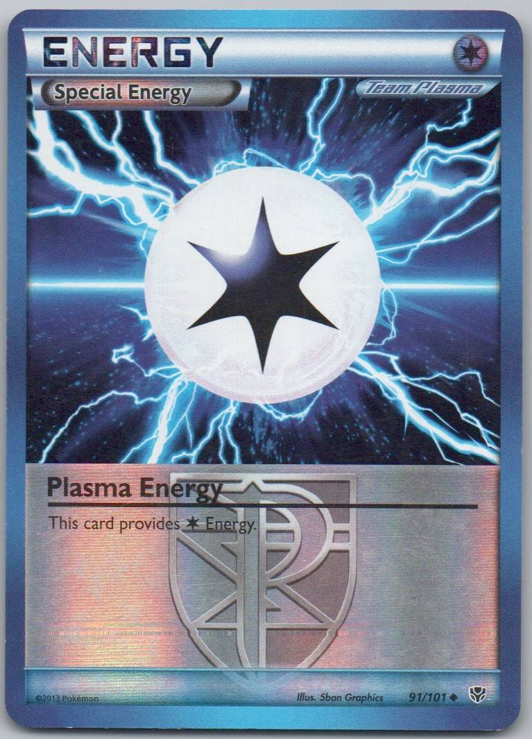 Plasma Energy 091 Normal Trainer Card - Plasma Blast