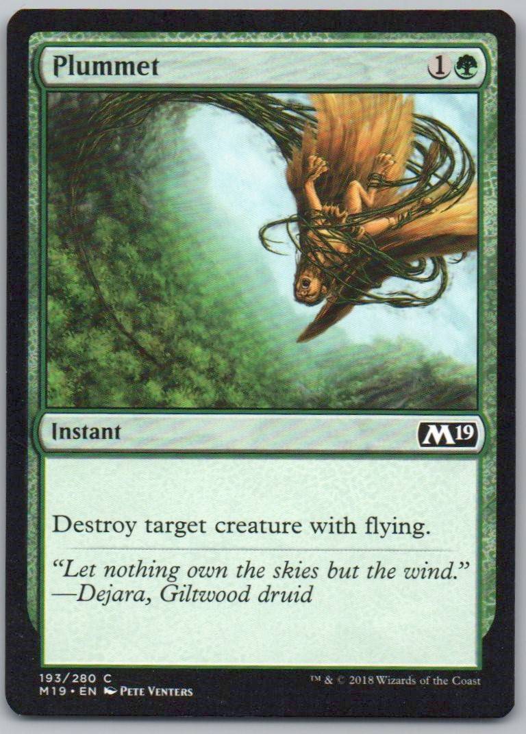 Plummet 193 Normal Instant Card - Core Set 2019