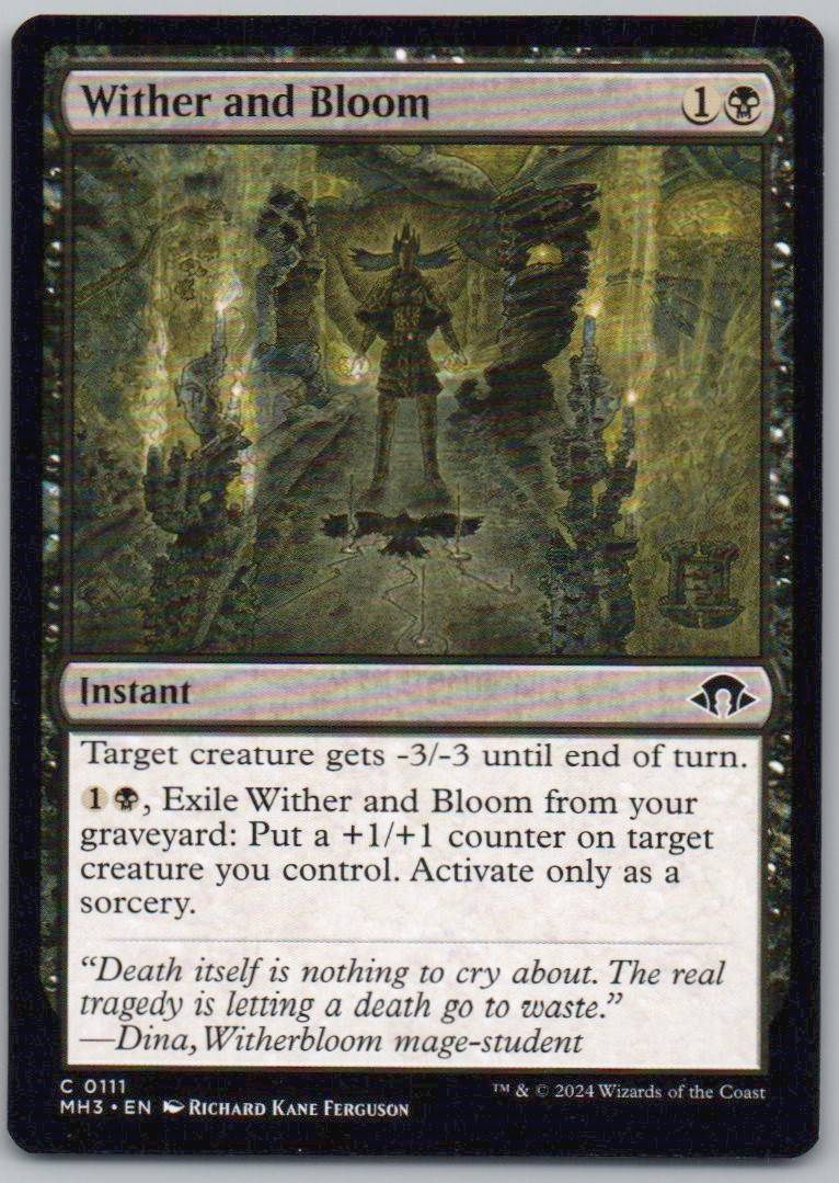Wither and Bloom 111 0 Instant Card - Modern Horizons 3