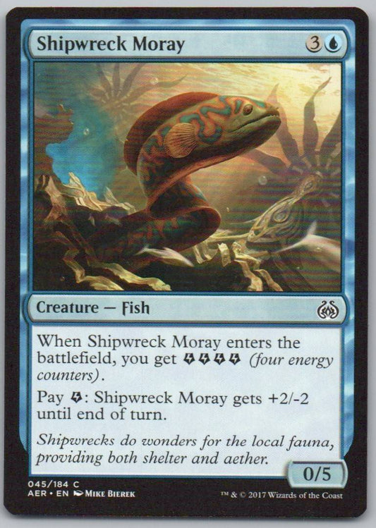 Shipwreck Moray 45 Normal Creature Card - Aether Revolt