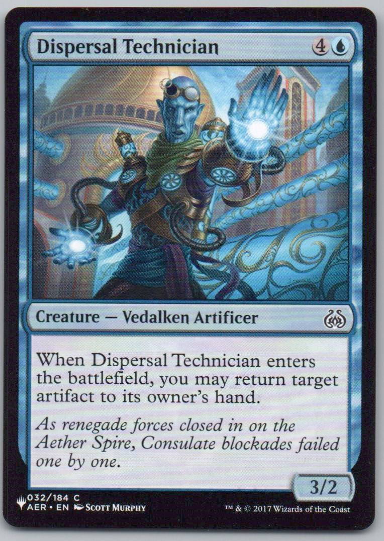 Dispersal Technician 32 Normal Creature Card - Aether Revolt