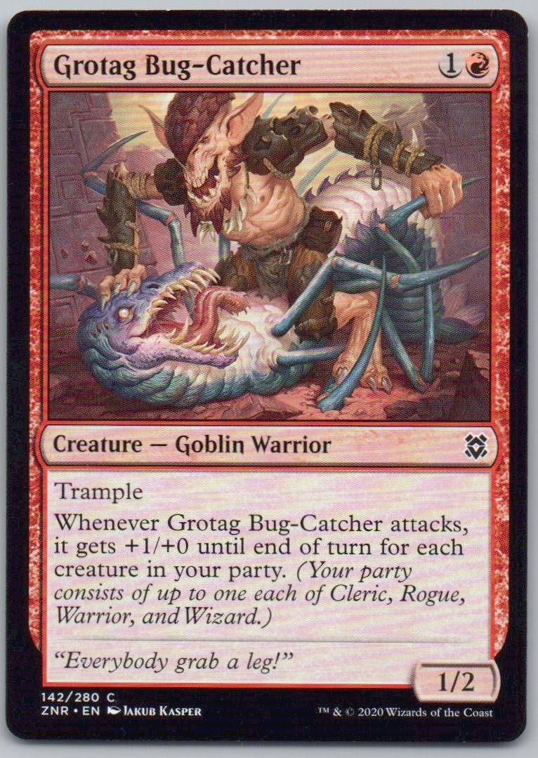 Grotag Bug-Catcher 142 Normal Creature Card - Zendikar Rising
