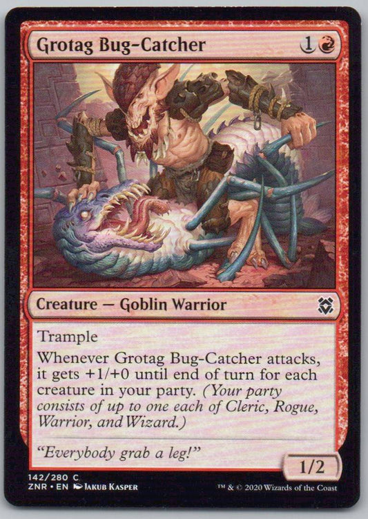 Grotag Bug-Catcher 142 Normal Creature Card - Zendikar Rising