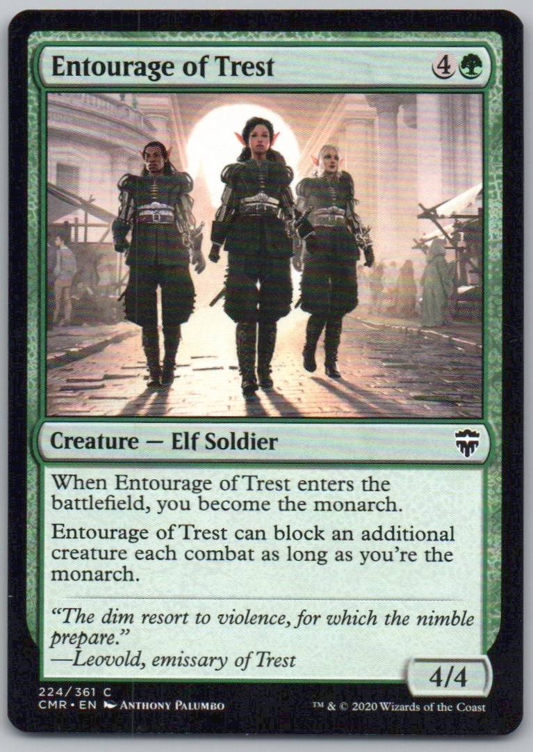 Entourage of Trest 224 Normal Creature Card - Commander Legends