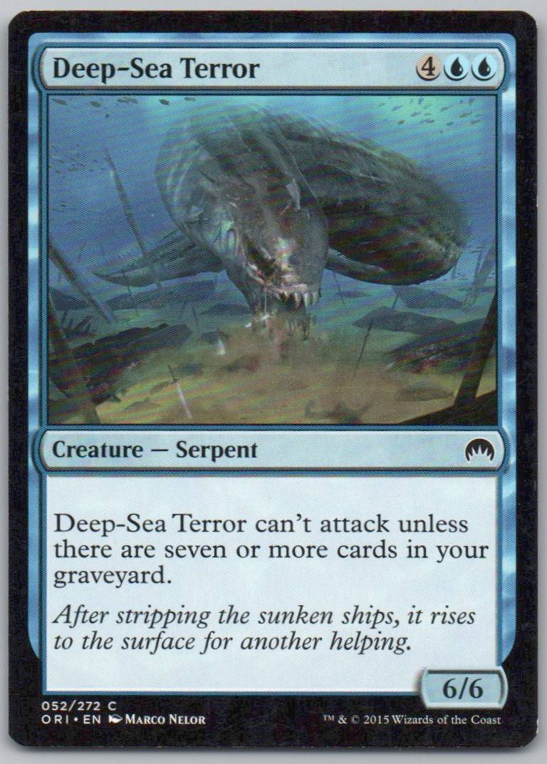 Deep-Sea Terror 52 Normal Creature Card - Magic Origins