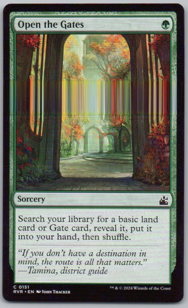 Open the Gates 151 Normal Sorcery Card - Ravnica Remastered