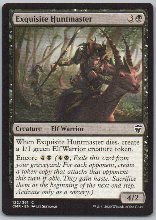 Exquisite Huntmaster 122 Normal Creature Card - Commander Legends