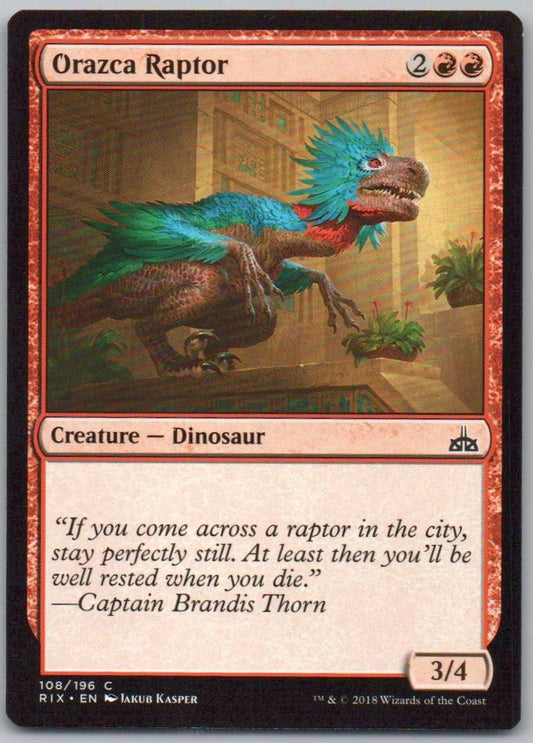 Orazca Raptor 108 Normal Creature Card - Rivals of Ixalan