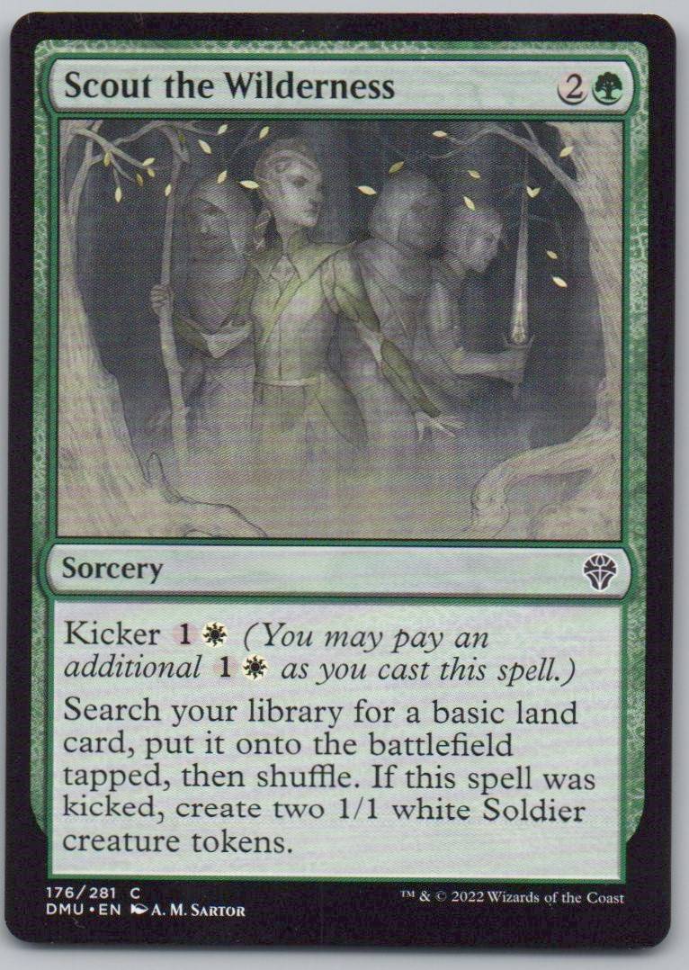 Scout the Wilderness 176 Normal Sorcery Card - Dominaria United