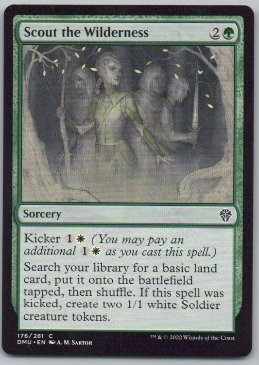 Scout the Wilderness 176 Normal Sorcery Card - Dominaria United