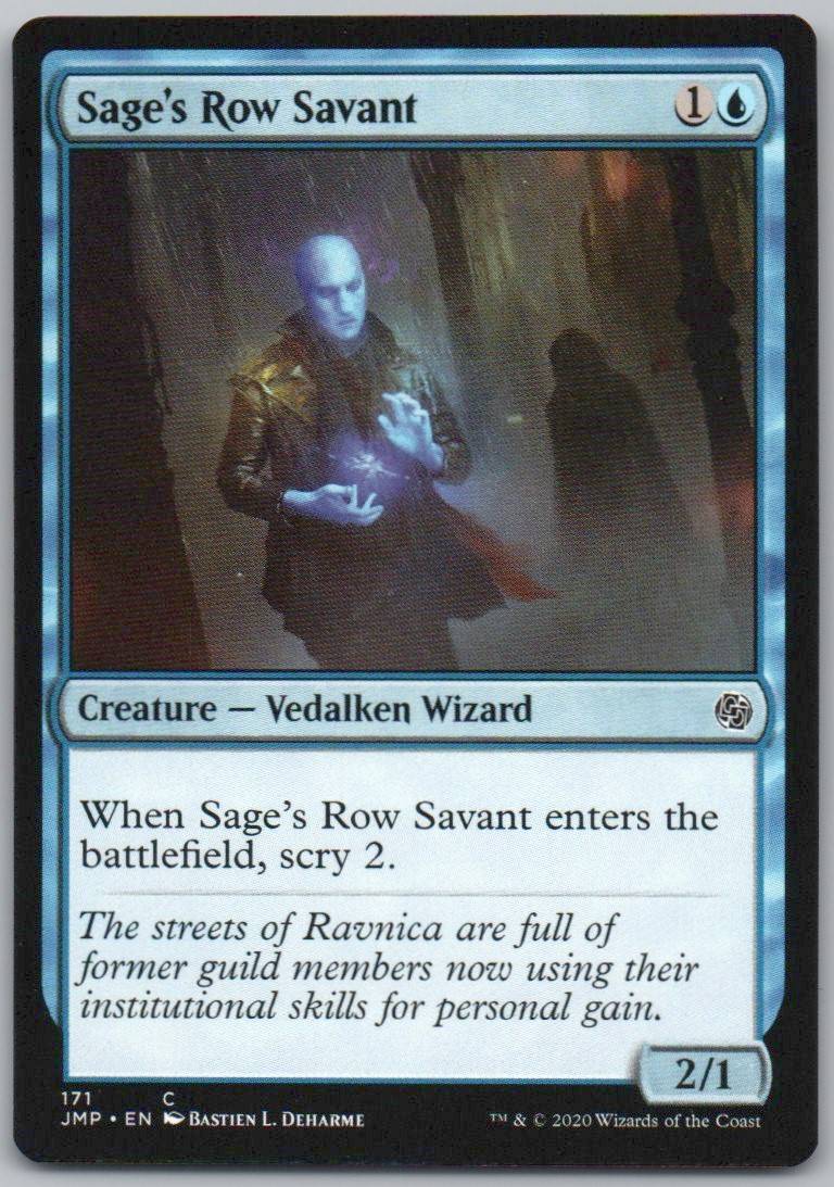 Sage's Row Savant 171 0 Creature Card - Jumpstart